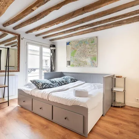 Central Parisian-style Studio Apart - Sentier