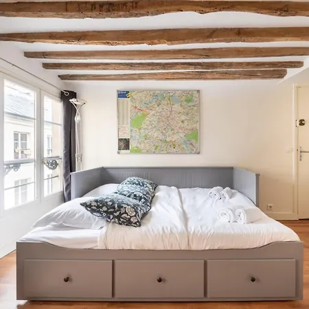 Central Parisian-style Studio Apart - Sentier Апартаменты Париж